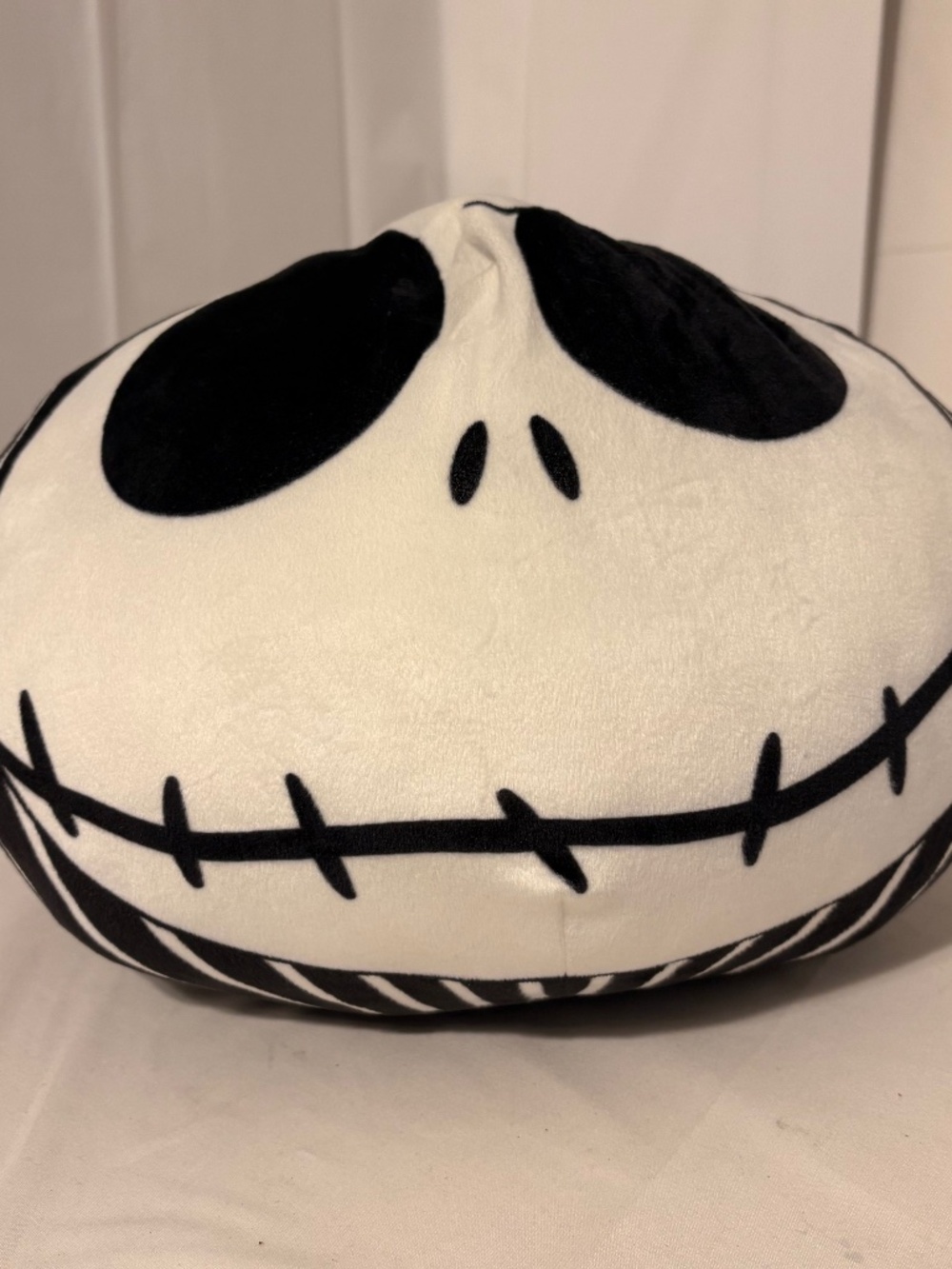 Disney Nightmare Before Christmas Jack Skellington Pinstripe Cloud Pillow 9"x13"
